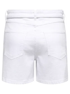 Gianna Shorts, White Denim, XL