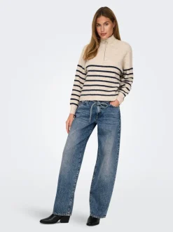 Gianna Straight Jeans, Light Blue Denim, W27/L32