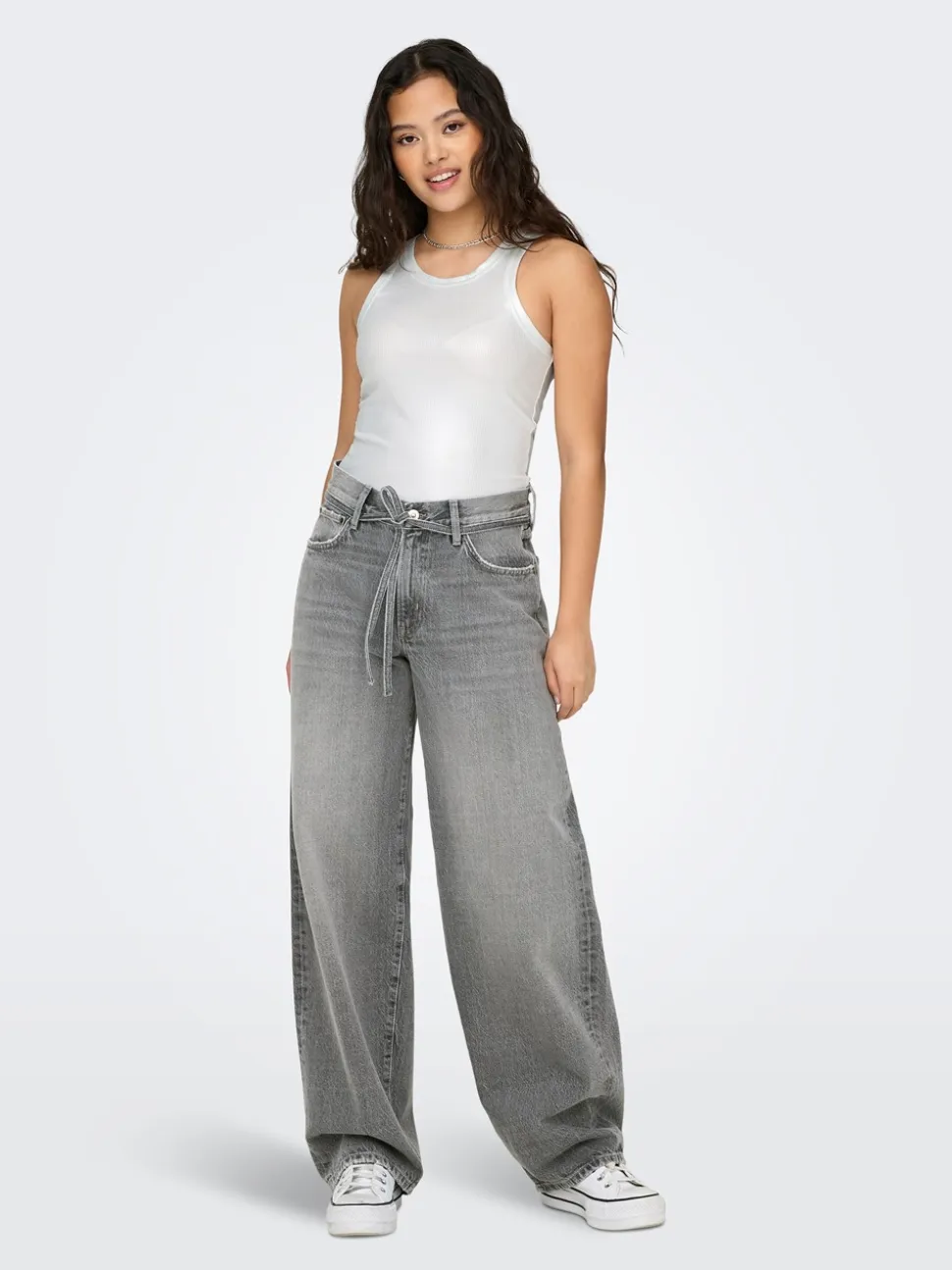 Gianna Straight Jeans, Medium Grey Denim, W31/L32