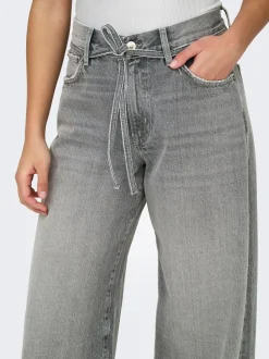 Gianna Straight Jeans, Medium Grey Denim, W31/L32