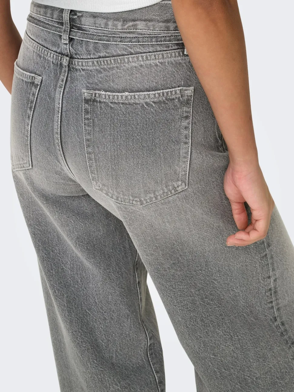 Gianna Straight Jeans, Medium Grey Denim, W31/L32