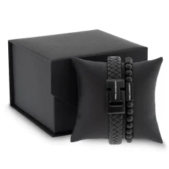 Gift Set Duo Armbånd, Black Edition, S