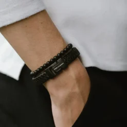 Gift Set Duo Armbånd, Black Edition, S