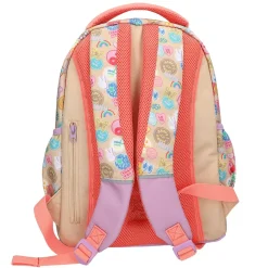 Girl Power Skoletaske, Lilla/Koral