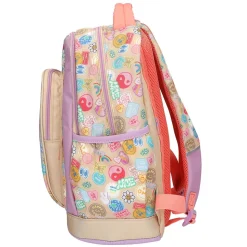 Girl Power Skoletaske, Lilla/Koral