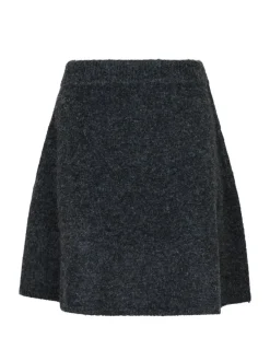 Gisa Striknederdel, Antracit, 40