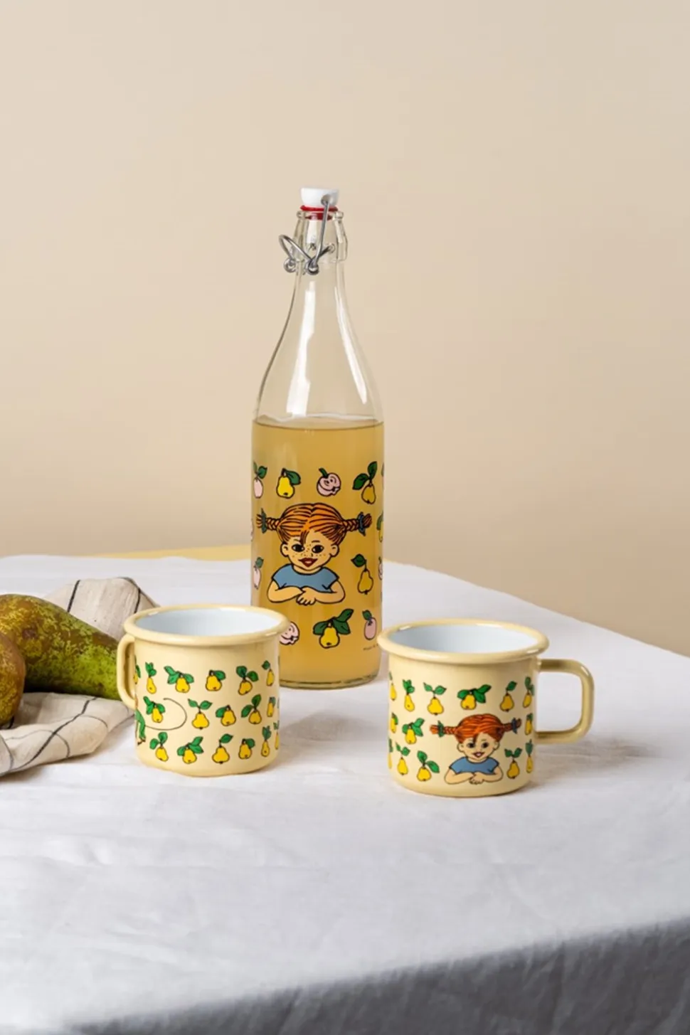 Glasflaske, Fruits, 1 L