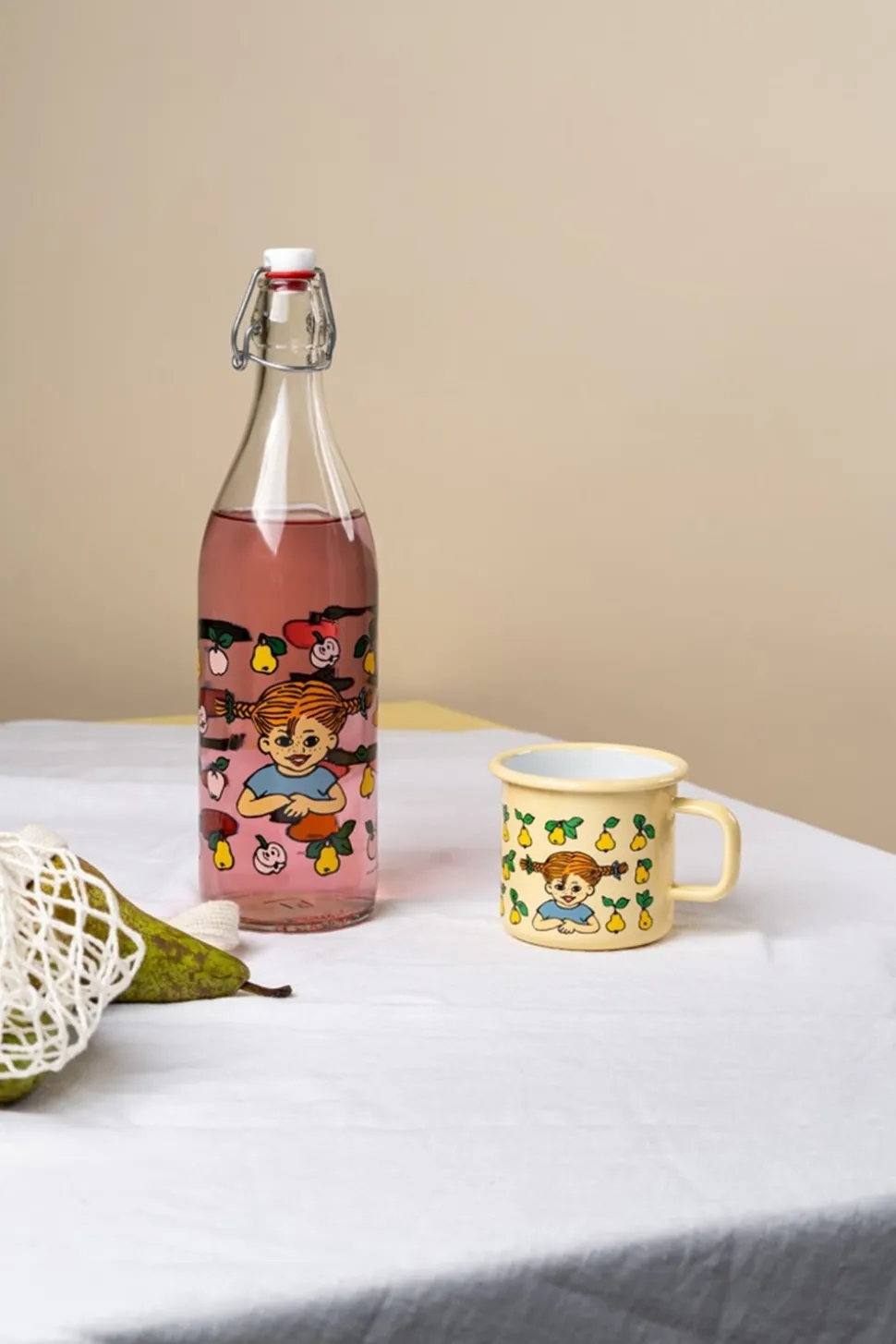 Glasflaske, Fruits, 1 L