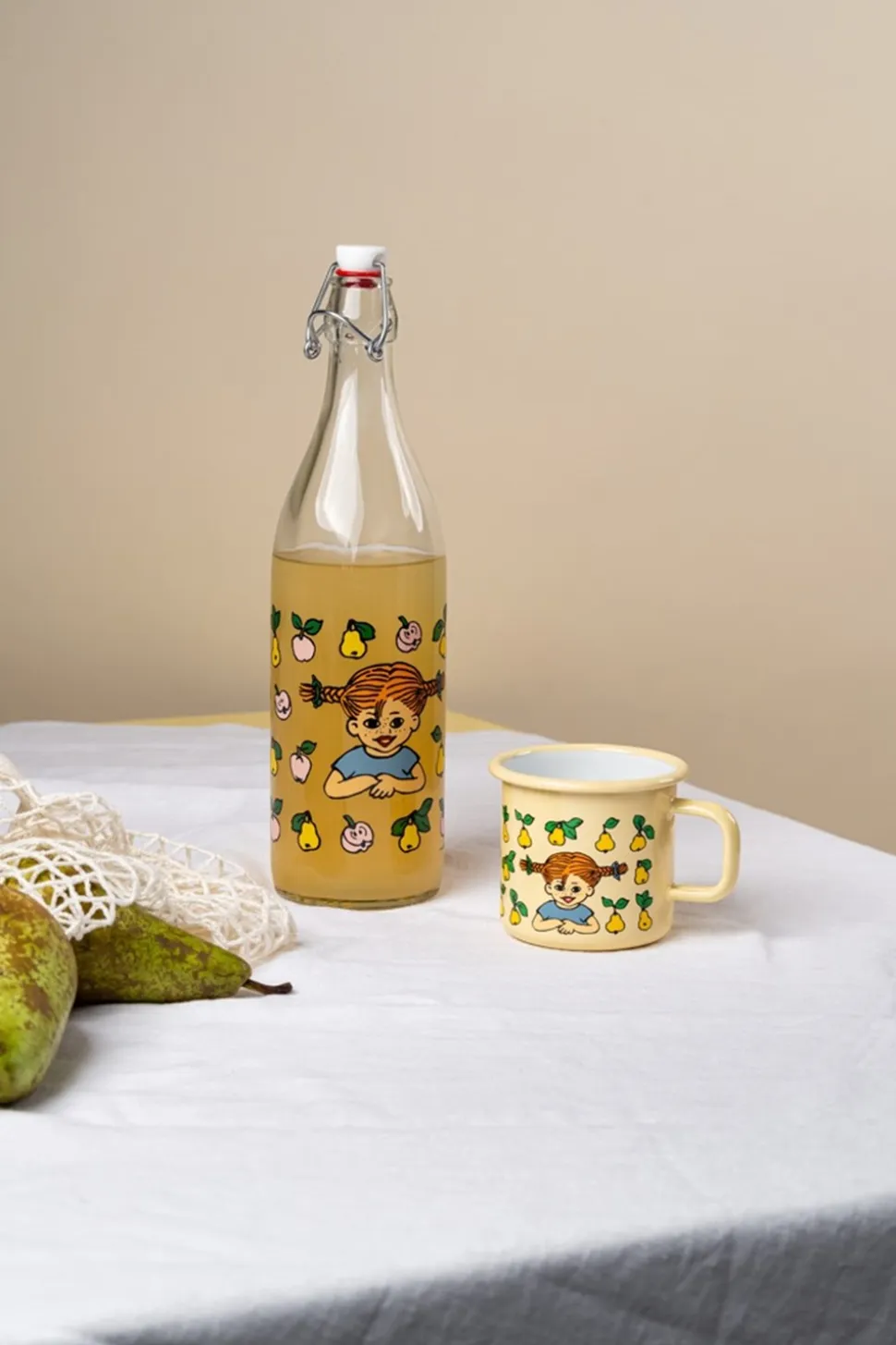 Glasflaske, Fruits, 1 L