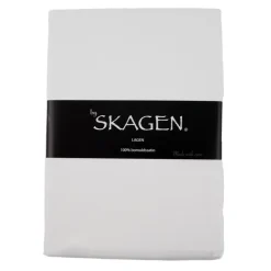 Glat Satin Lagen, Hvid, 150x250 cm