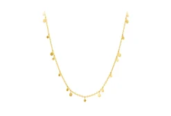 Glow Halskæde, Gold Plated, 40-46 cm