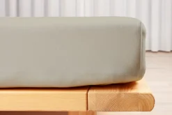 Gots Jersey Boxlagen, Sand, 120x200x35 cm