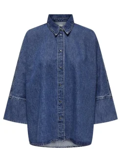 Grace Denimskjorte, Medium Blue Denim, S