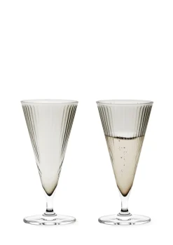 Grand Cru Nouveau 2-pak Champagneglas, Smoke, 20 cl
