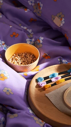 Grand Pleasantly Sengetøj, Lavendel, 140x220 cm