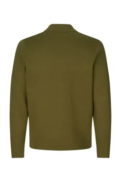 Guna Zip Striktrøje, Dark Olive, L