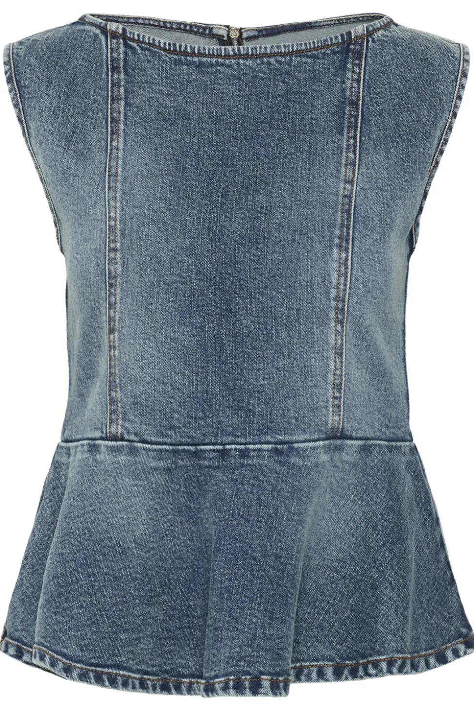 GZviva Vest, Vintage Blue Denim, 36