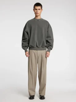 Hackett Crew New Sweatshirt, Forged Iron, L