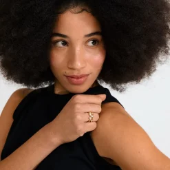 Hadley 2-pak Ring, Gold Plated