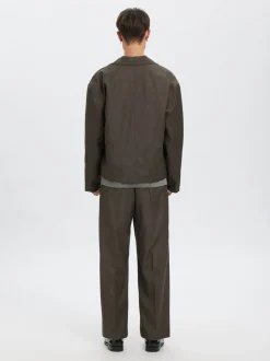 Hagen 254 Wool Overshirt, Major Brown Checks, XL