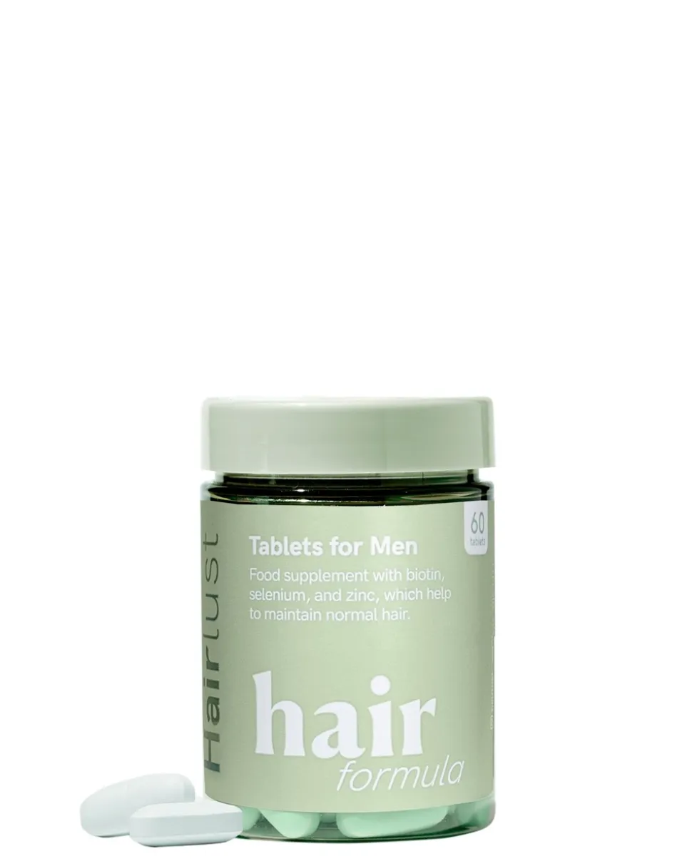 Hair Formula Tablets For Men, 60 stk