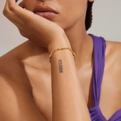 Hallie Armbånd, Guld, 16,5+3 cm