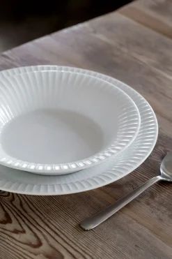 Hammershøi Dyb Tallerken, Hvid, Ø21 cm