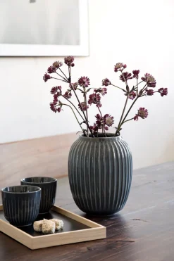 Hammershøi Vase, Antracitgrå, 20 cm