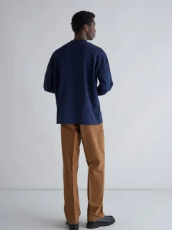 Hanes T-shirt, Navy, S