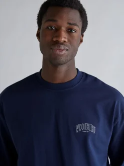 Hanes T-shirt, Navy, S