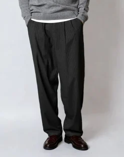 Hans Pleated 17 Bukser, Antrasit, XL