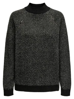 Harmony Striktrøje, Black, M