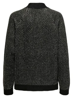 Harmony Striktrøje, Black, M