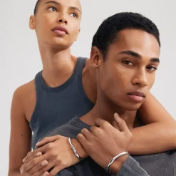 Harrison Armring, Silver Plated, 18 cm