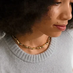 Harrison Halskæde, Gold Plated, 38+12 cm