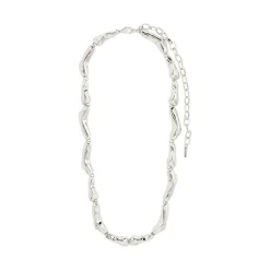 Harrison Halskæde, Silver Plated, 38+12 cm