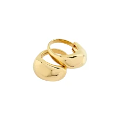 Harrison 2-pak Ringe, Gold Plated