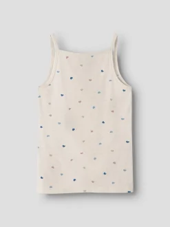 Hearts Strap 2-pak Undertrøje, Peyote Melange, 134-140 cm