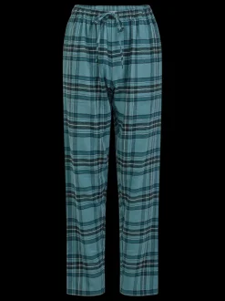 Heat Natbukser, Dark Blue Checks, 42