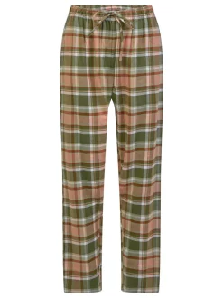 Heat Natbukser, Green Blush Checks, 36