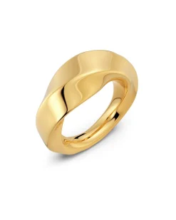 Helix Ring, Gold Plated, 58