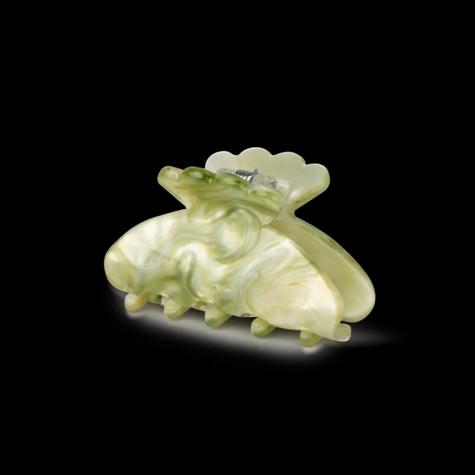 Helle Matcha Mini Hårklemme, Cool Matcha