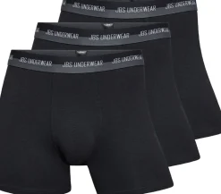 Hemp 3-pak Tights, Black, XXL