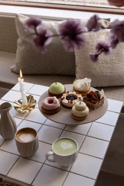 Herringbone Pude, Cloudy Grey, 50x70 cm