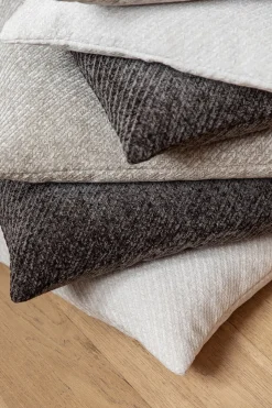 Herringbone Pude, Cloudy Grey, 50x70 cm