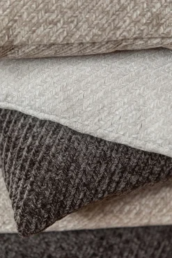 Herringbone Pude, Stone, 50x70 cm