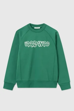 Hester Shatter Logo Sweatshirt, Bright Green, L