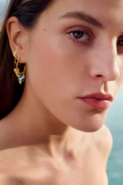 Hestia Øreringe, Gold Plated