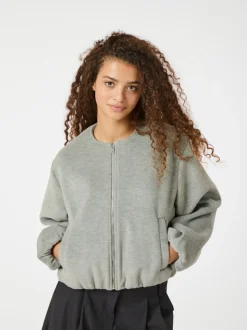 Hoff Balloon Jakke, Grey Melange, 36