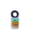 Hold On Tight Hair Rings 6-Pack, Blue/Green